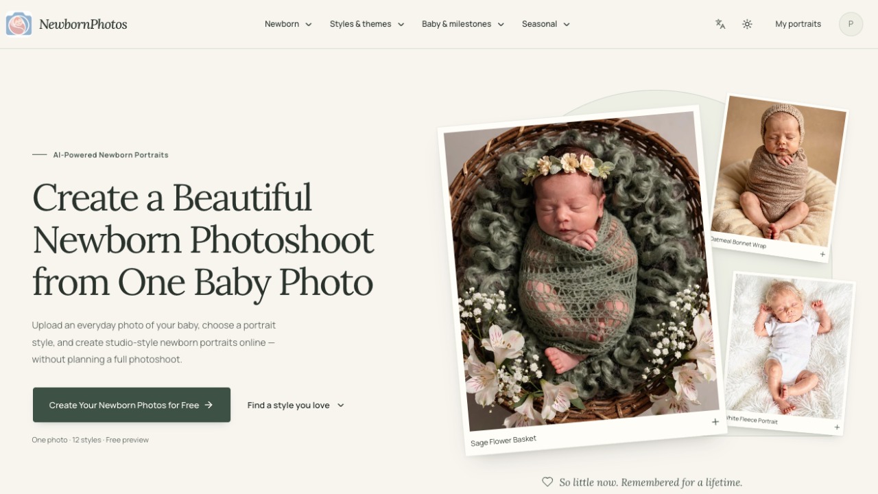 NewbornPhotos App Preview
